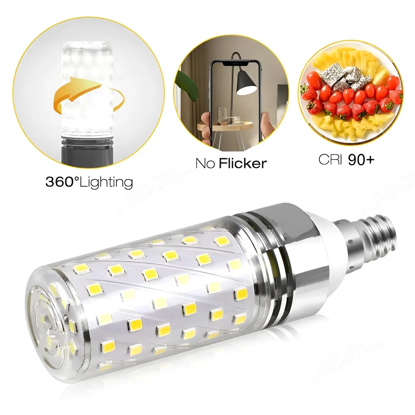 NEW 12W 16W 20W 24W 40W Super High power E14 E27 B22 LED lamp Corn Bulb AC220V 110V 85-265V  No Flicker LED light lighting Lighting Depot