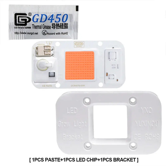 Driverless LED COB Lamp Beads AC 220V 240V 20W 30W 50W DOB Led Chip DIY Led Full Spectrum Grow Light Floodlight Bulb Spotlight Lighting Depot