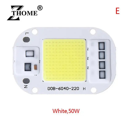 LED Chip 20W 30W 50W AC110 220V Smart COB Lamp Beads LED Lamp Without Driver DIY Lampada Outdoor Chip Light Floodlight Spotlight Lighting Depot