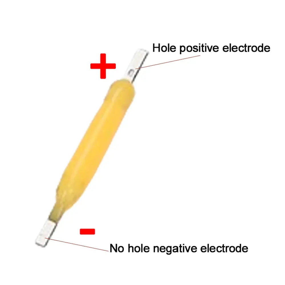 Ceramic Hard LED Filament DC3V 18.5mm 26mm 38mm 54mm 68mm Edison Bulb Lamp Parts Diode DIY Lamp Beads Accessories Party Decor Lighting Depot