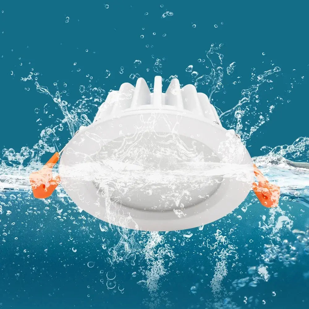 LED Downlight IP65 Waterproof Recessed Ceiling Spot Lamp for Kitchen Bathroom Shower Room Lighting Spotlights AC220V 110V The Lighting Depot