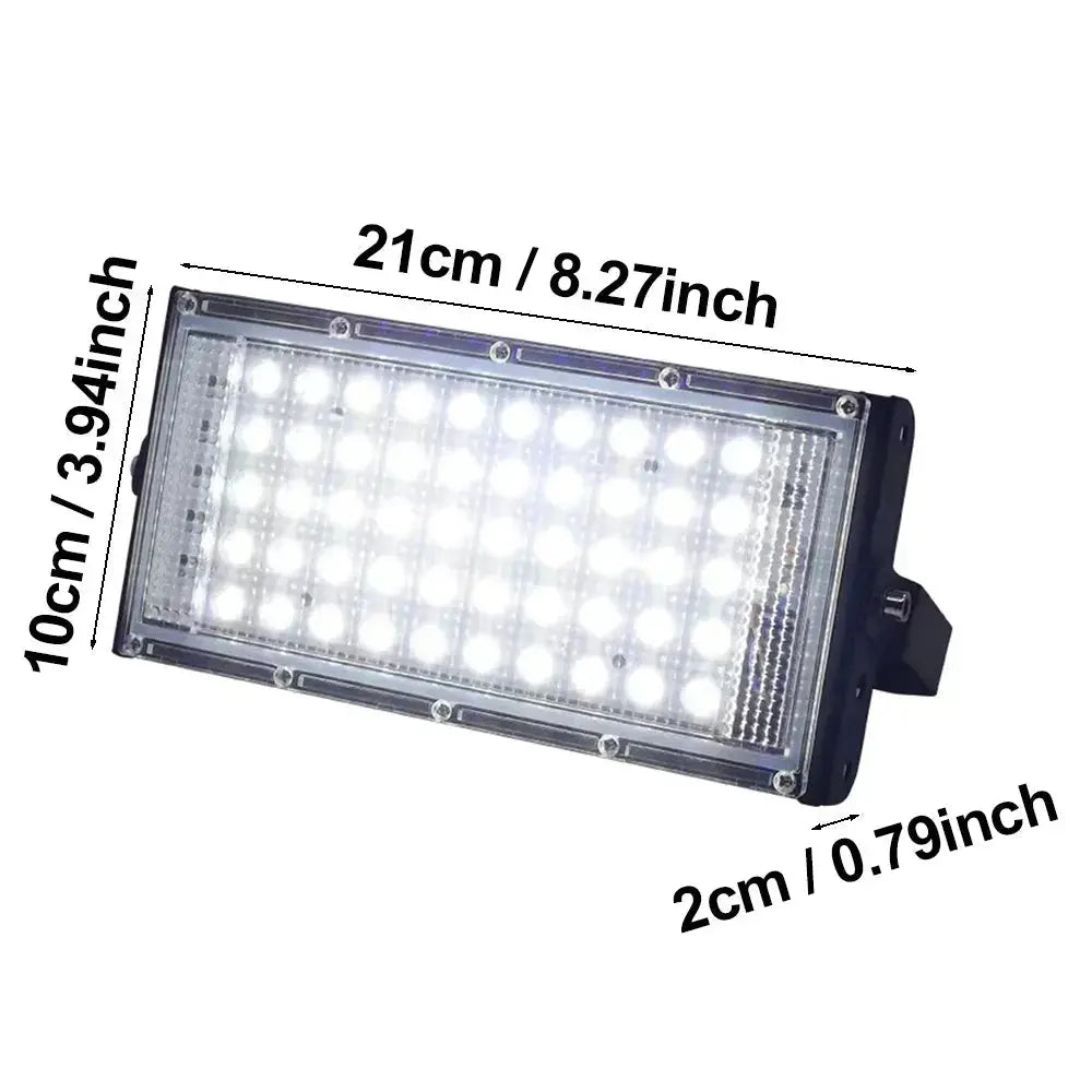50W LED Flood Light Outdoor Lighting 220V 240V Floodlight Waterproof IP65 Reflector Projecteur LED Exterieur Focus Spotlight Lighting Depot