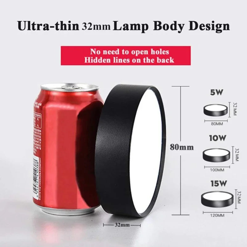 Led Downlight 25W 30W  spot led light Surface Mounted Ceiling Lamp Kitchen Lamp Indoor Lighting Fixture for Living Room Bathroom Lighting Depot