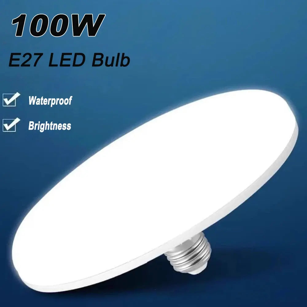 LED Bulb 220v E27 Base Household Energy Saving Lamp 20W 30W 40W 60W 100W Indoor Lighting Flying Saucer Light Ampoule E27 Lighting Depot