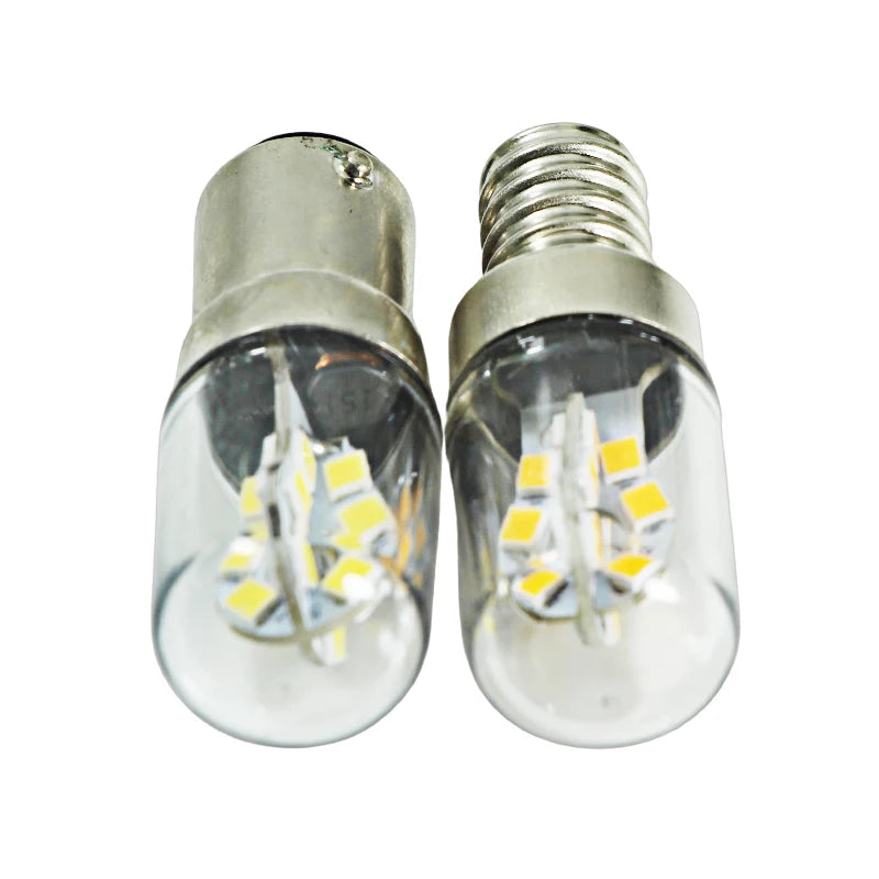 Lampadine LED Corn Light B15 B15D E14 110v 220V 12V 24V 3W Mini Spotlight for Refrigerator Sewing Lamp 12 24 Volt Indoor Bulb Lighting Depot