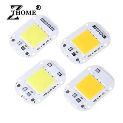 LED Chip 20W 30W 50W AC110 220V Smart COB Lamp Beads LED Lamp Without Driver DIY Lampada Outdoor Chip Light Floodlight Spotlight Lighting Depot