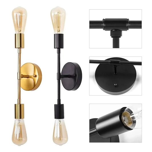 2 Heads Wall Lamps Decor Modern Nordic Wall Light Fixtures Corridor Aisle For Living Room Bathroom Indoor Lighting Sconces Lighting Depot