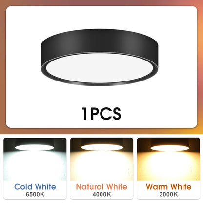 LED Spot Downlight Led Ceiling Light 10/15/25W Surface Mounted Downlights Thin Foldable Spotlight for Living Room Spots Ceiling Lighting Depot