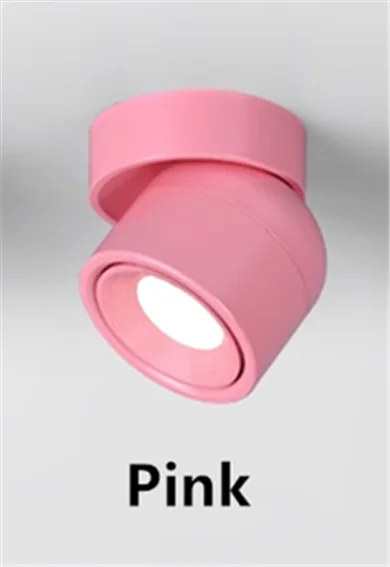 360 ° Rotatable And Foldable LED Downlights Dimmable 7W10W12W15W20W Surface Mounted Ceiling Lamp COB Spotlight AC85V-260V CRI 98 Lighting Depot