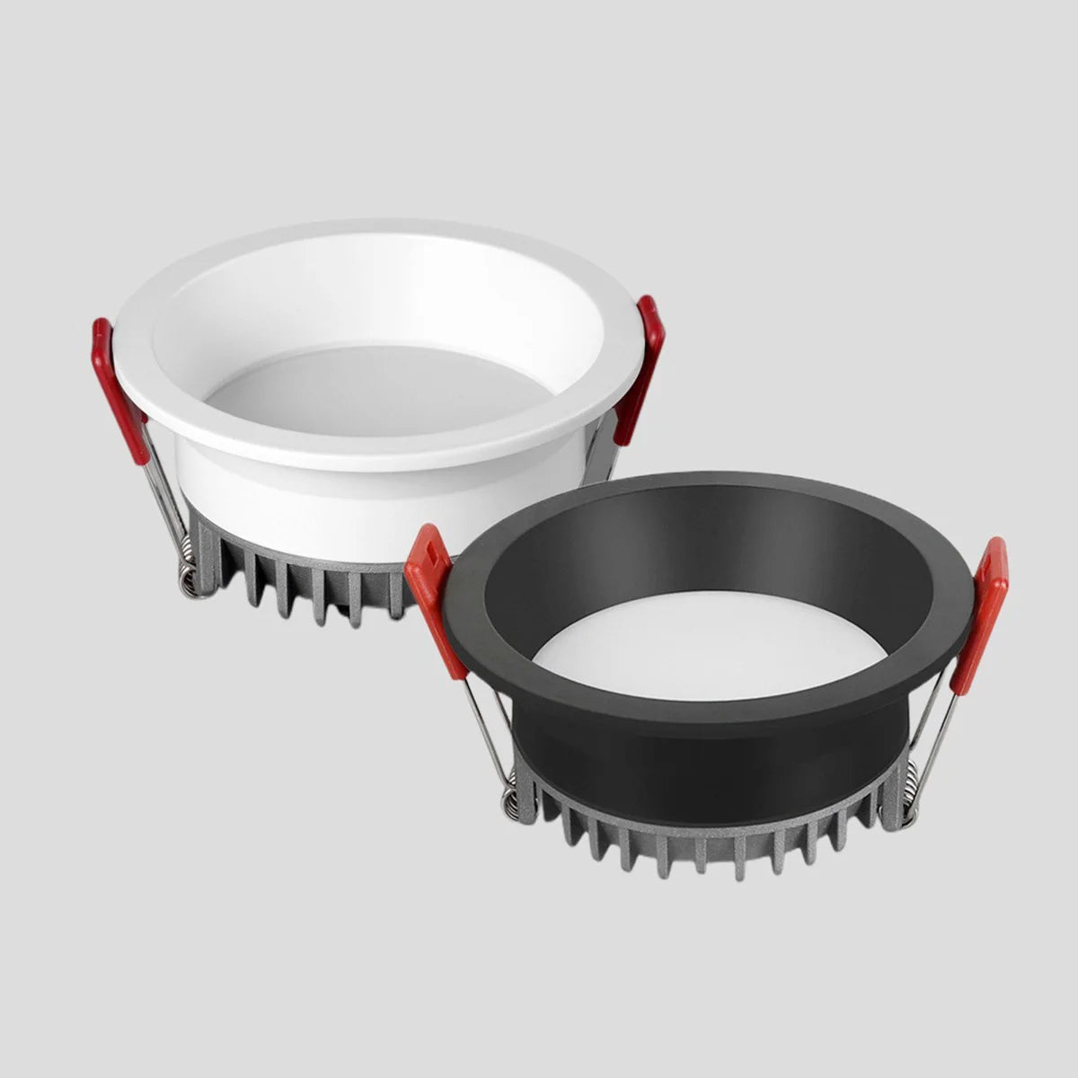 Dimmable Recessed LED Downlights Anti-Glare Ceiling Lights 9W 12W 15W 20W Background Spotlights AC85~265V Bedroom Kitchen Foyer Lighting Depot