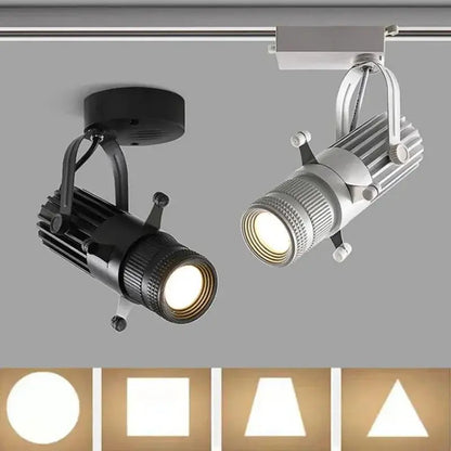 Ceiling Light Adjustable Aperture Variable Mode COB Spotlight 7w9w12w15w LED Stage lighting, Bars, Restaurants, Shops AC90V-265V The Lighting Depot