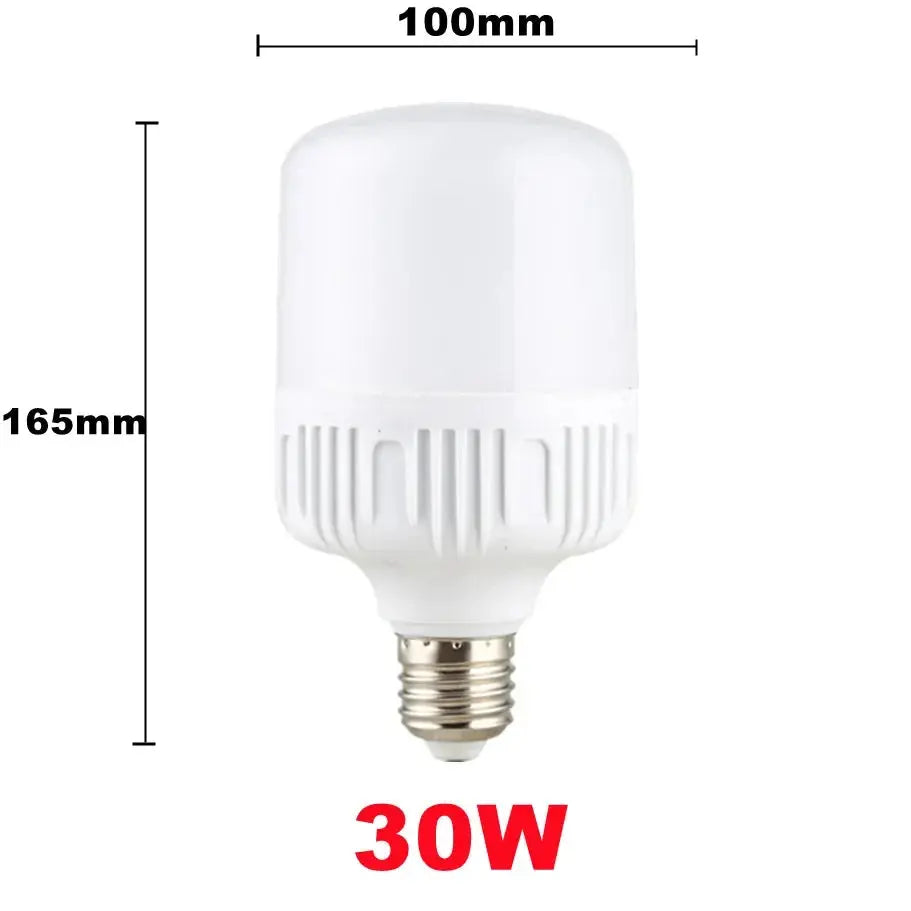 100W E27 LED Screw Mouth Light 220V High Brightness Light Bulb White Light Eye Protection Non Flickering High Heat Dissipation Lighting Depot