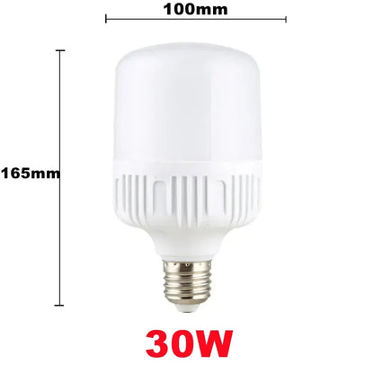 100W E27 LED Screw Mouth Light 220V High Brightness Light Bulb White Light Eye Protection Non Flickering High Heat Dissipation Lighting Depot