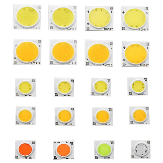 2PCS LED COB lamp Bead 3W 5W 7W 9W 12W 20W 30W 220V IP65 Smart IC No Need Driver DIY lawn lamp  Led Bulb Spotlight LED COB chip Lighting Depot