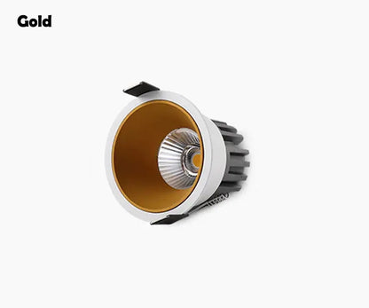 Recessed Dimmable Led COB Downlight Ceiling Lamp Spotlight Aluminum Light 7W10W12W15W 20W24W AC110V 220V For Home Office Store Lighting Depot