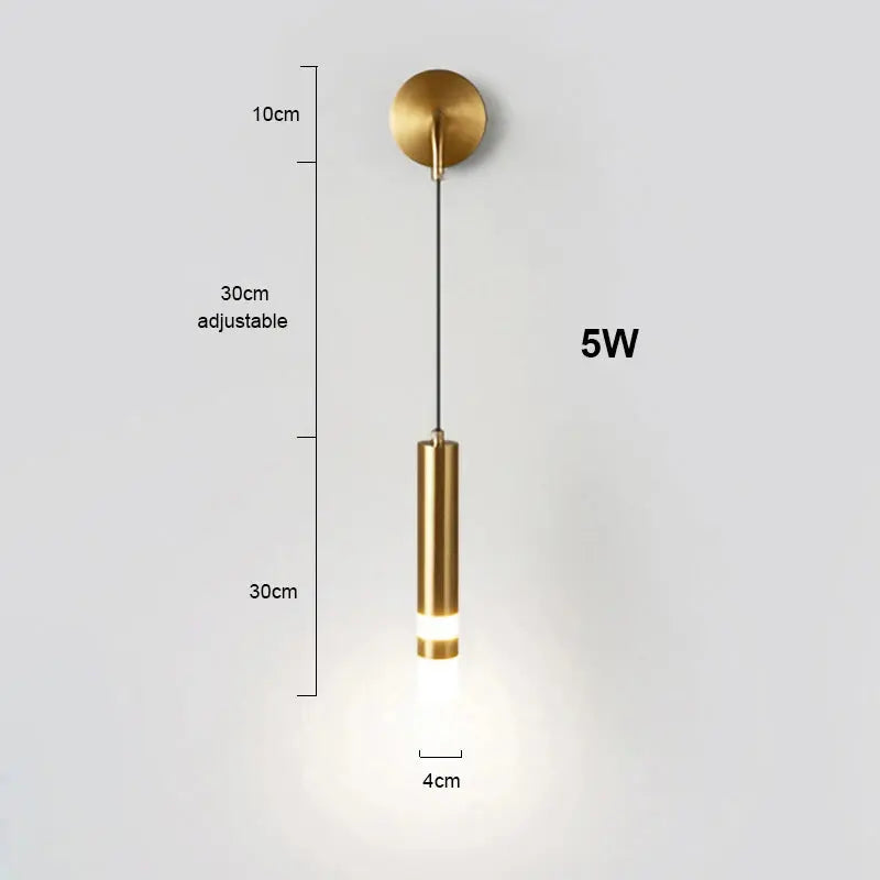 Nordic LED wall lamp 5W 3W sconces lights 2 in 1 chandeliers and spotlight indoor lighting home decor for living room bedroom Lighting Depot