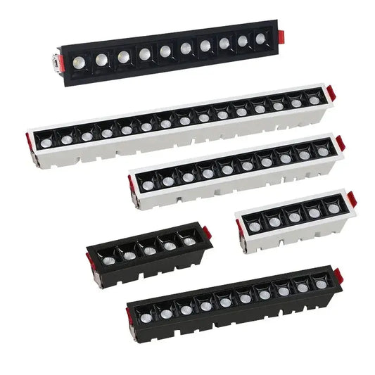 new LED line Downlight Recessed Rectangle Grille Ceiling Lamp 10W 20W 30W AC85~265V LED Spot Light For Home Shop Decor Living The Lighting Depot