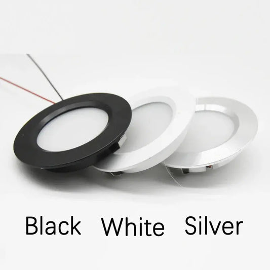 LED Recessed Spotlight 12V Lamp With AC110~220V Driver Recessed Spotlights For Mirror Cabinet Caravan Van Wardrobe Down Light Lighting Depot