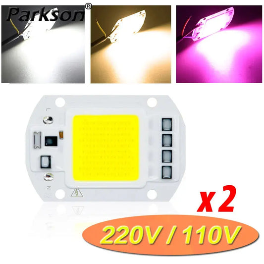 COB LED Lamp CHIP AC220V 110V LED lights 10W 20W 30W 50W COB Chip Hight Brightness Smart IC DIY Flood light Spotlight Floodlight Lighting Depot