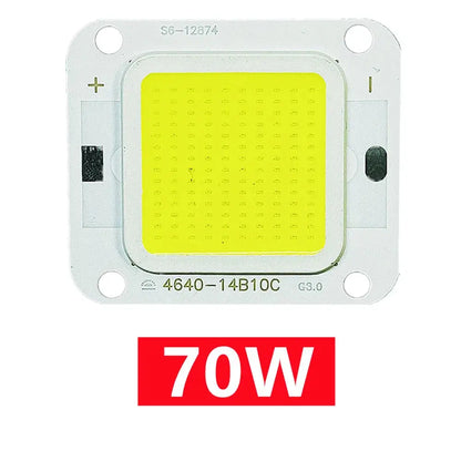 LED COB Chip 40W 20W 10W Super Power 70W 60W 50W For DIY Floodlight Spotlight Bulbs Diode LED Ceiling Light Lamp Source White Lighting Depot