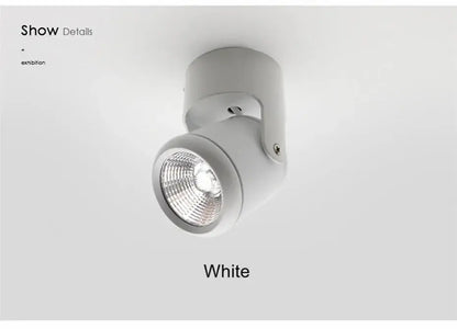 COB LED Downlight Surface Mounted Dimmable Ceiling Lamp 180° Rotation 7W 10W 15W 20W AC85~260V Spot Light Indoor Lighting The Lighting Depot