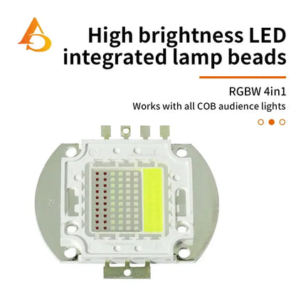 LED High Power 100W 200W RGBW 4 in 1 LED COB Beads Chip For COB Audience Light Floodlight Lamps LED COB Chips Stage Light Lighting Depot