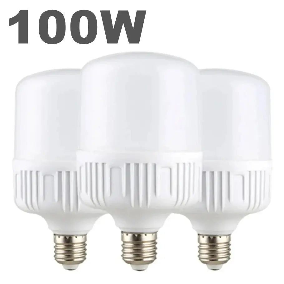 100W E27 LED Screw Mouth Light 220V High Brightness Light Bulb White Light Eye Protection Non Flickering High Heat Dissipation Lighting Depot