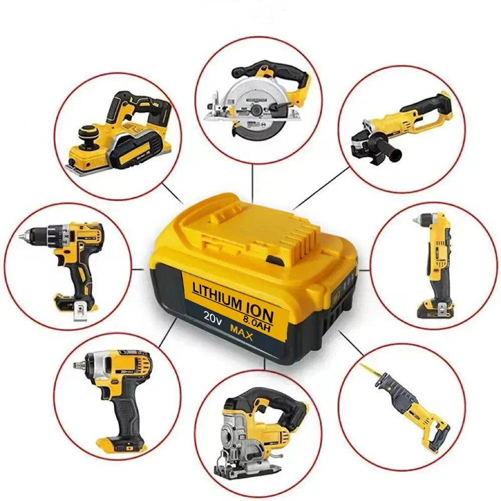 Led Light For Dewalt 18V Battery Portable Spotlight Cordless Outdoor Work Fishing Handheld Emergency ToolLight No Battery No USB Lighting Depot