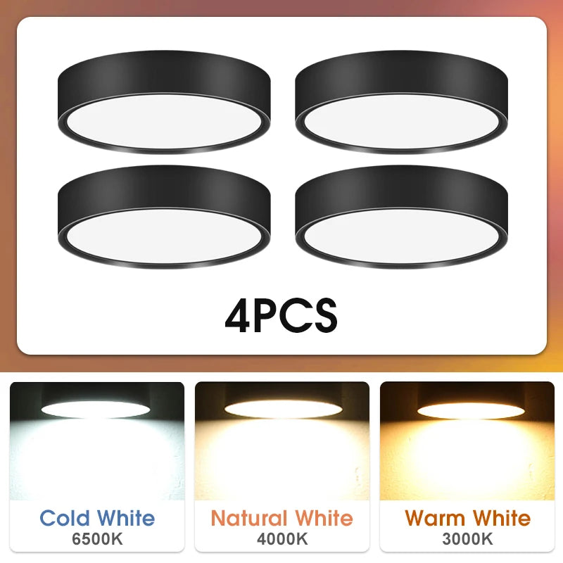 LED Spot Downlight Led Ceiling Light 10/15/25W Surface Mounted Downlights Thin Foldable Spotlight for Living Room Spots Ceiling Lighting Depot