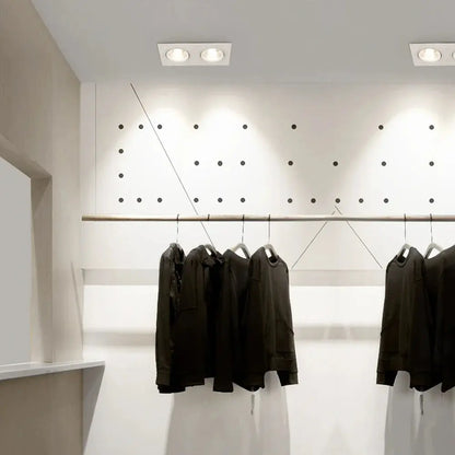 Recessed Dimmable Double Head LED Downlight 30W/24W/18W COB Ceiling Lamps Spot Lights AC85-265V Indoor Lighting The Lighting Depot