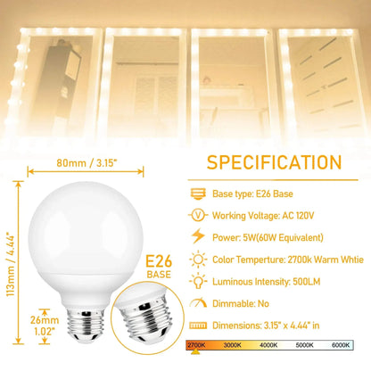 LED Bulb E27 30W 20W 15W 220-240V G80 G95 G120 Energy Saving Global Light Lampada Ampoule led Light led Lamp Vanity Light Bulbs Lighting Depot