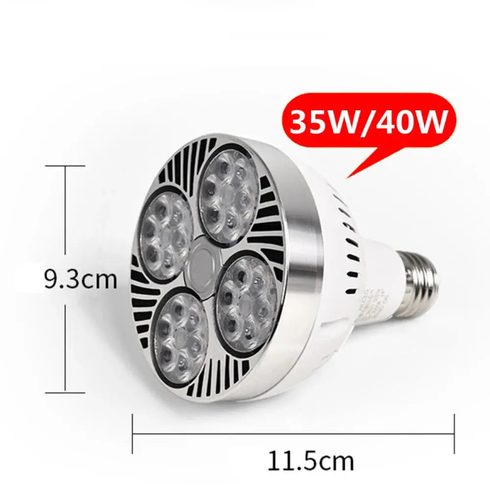 Led High Power Par30 Light Bulb 35w 45w E27 Super Bright Energy-saving Lamp 220v Spotlight Lighting Daylight Bedroom Balcony Lighting Depot