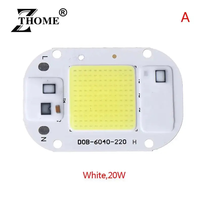 LED Chip 20W 30W 50W AC110 220V Smart COB Lamp Beads LED Lamp Without Driver DIY Lampada Outdoor Chip Light Floodlight Spotlight Lighting Depot