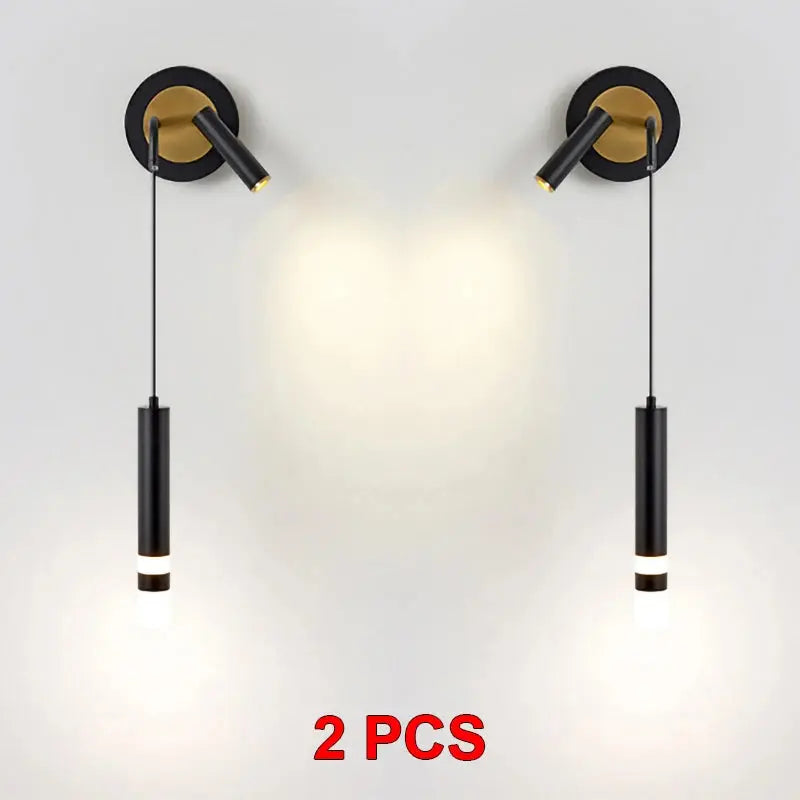 Nordic LED wall lamp 5W 3W sconces lights 2 in 1 chandeliers and spotlight indoor lighting home decor for living room bedroom Lighting Depot