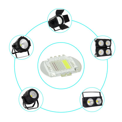 LED High Power 100W 200W RGBW 4 in 1 LED COB Beads Chip For COB Audience Light Floodlight Lamps LED COB Chips Stage Light Lighting Depot