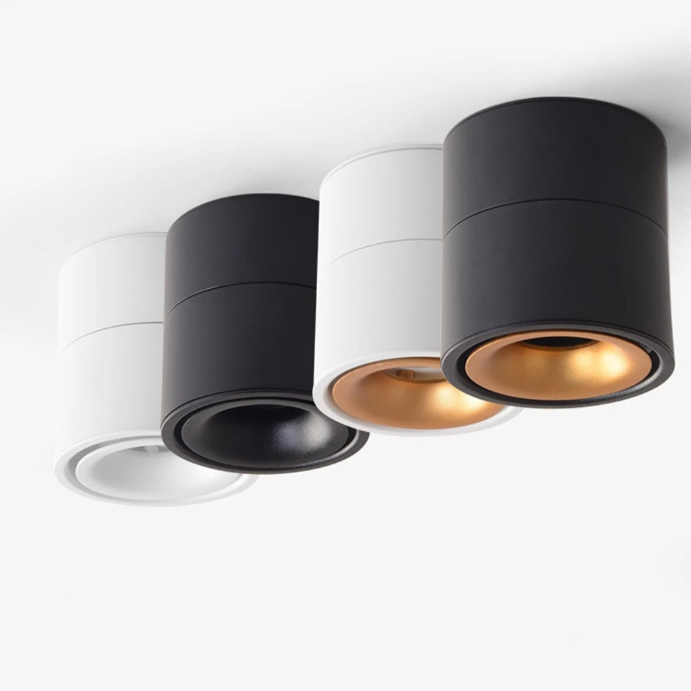 360 Degree Rotatable Surface Mounted Downlight 7W 10W 12W 15W LED Ceiling Spot Light for Kitchen Living Room Aisle Decor Lighting Depot