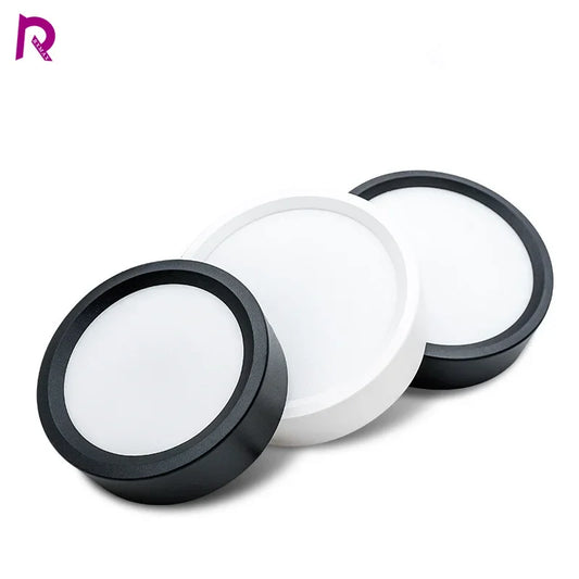 Led Downlights 220V Ceiling Spot Lamp 9W 12W 18W Down Light Surface Mounted Panel Lighting Kitchen Fixture for Room Home Decor Lighting Depot