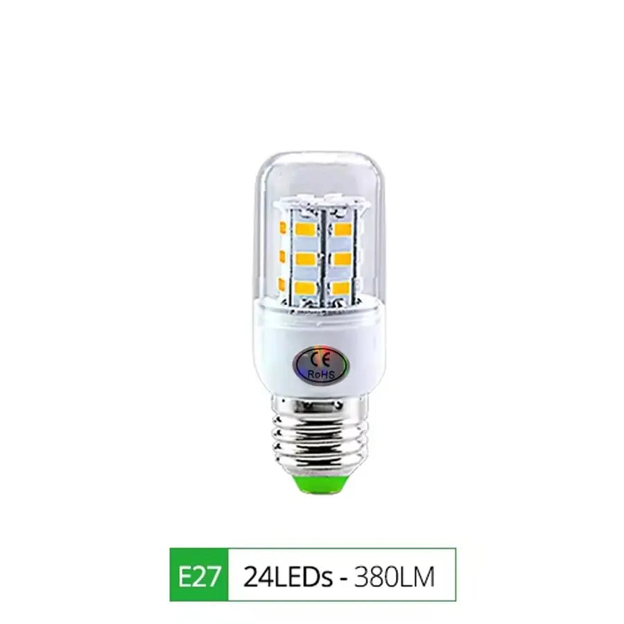 E27 LED Lamp E14 LED SMD 5730 220V Corn Light Bulbs 24 36 56 72LEDs Lamparas LED Chandelie For Home Decoration Ampoule Led Light Lighting Depot