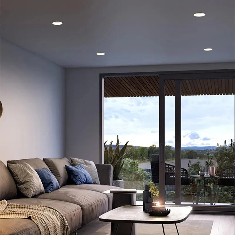 Recessed LED Ceiling Downlight Dimmable COB Ceiling Lamp Spot Light 5W 7W 12W 24W Living Room Bedroom Spot Lighting 110V 220V Lighting Depot