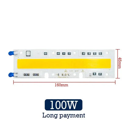 Led Lamp Chip AC 110V 220V COB Beads 30W 50W 70W 100W 150W Lampada Input DIY No Driver LED Bulb Flood Light Spotlight Lighting Depot