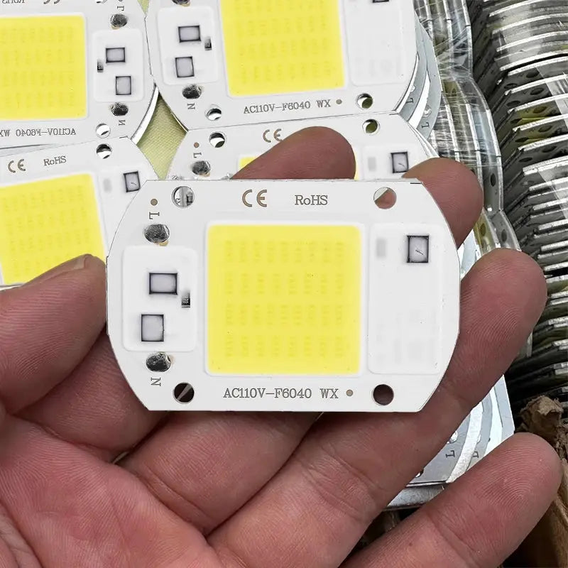 COB Chip LED Lamp 110V 220V 20W 30W 50W Smart IC No Need Driver Lampada LED Bulb Lamp for Flood Light Spotlight DIY Lighting Lighting Depot