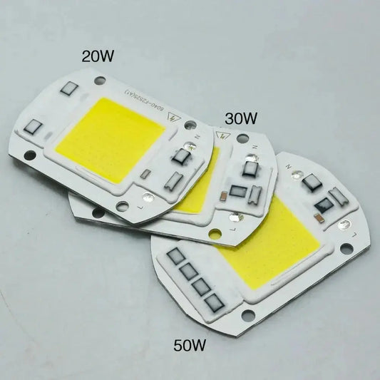 COB LED Chip Lamp Bead 20W 30W 50W LED Module 220V 110V Smart IC No Need Driver For DIY Flood Light Spotlight Led Matrix Outdoor Lighting Depot