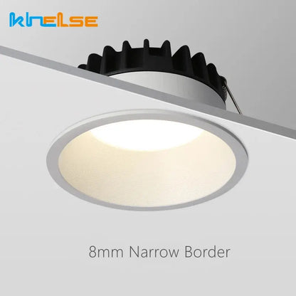 Recessed LED Ceiling Downlight Dimmable COB Ceiling Lamp Spot Light 5W 7W 12W 24W Living Room Bedroom Spot Lighting 110V 220V Lighting Depot