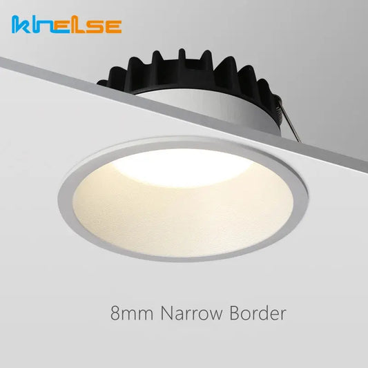 Recessed LED Ceiling Downlight Dimmable COB Ceiling Lamp Spot Light 5W 7W 12W 24W Living Room Bedroom Spot Lighting 110V 220V Lighting Depot