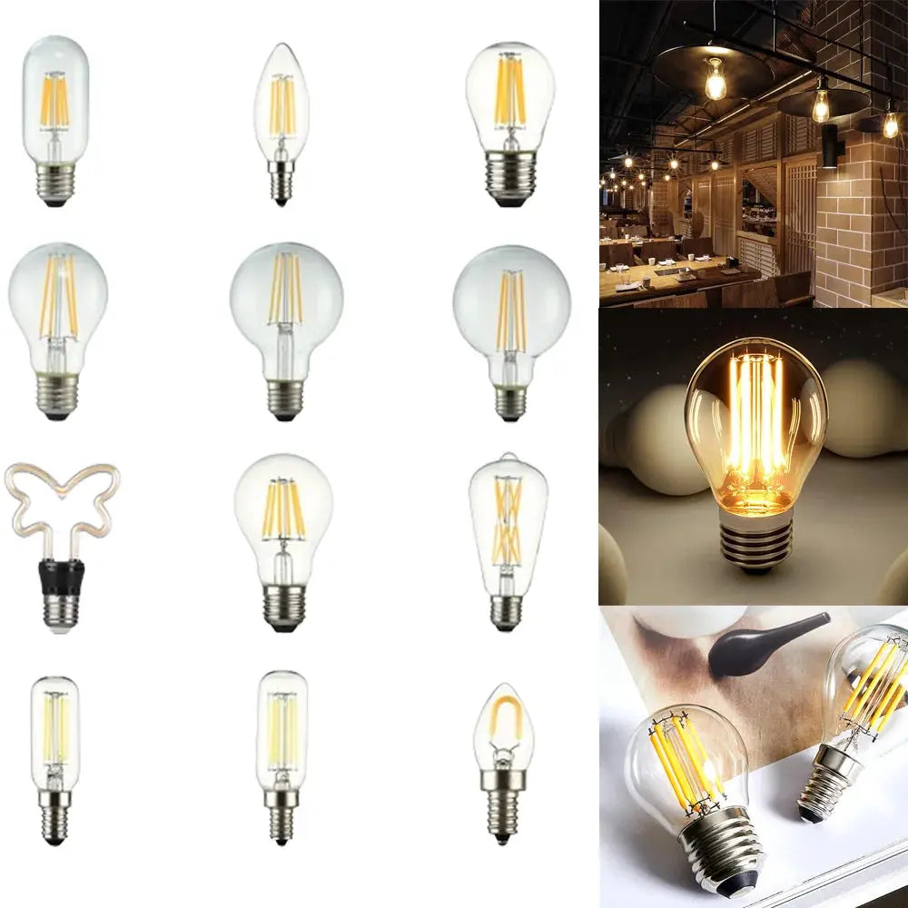 Ceramic Hard LED Filament DC3V 18.5mm 26mm 38mm 54mm 68mm Edison Bulb Lamp Parts Diode DIY Lamp Beads Accessories Party Decor Lighting Depot