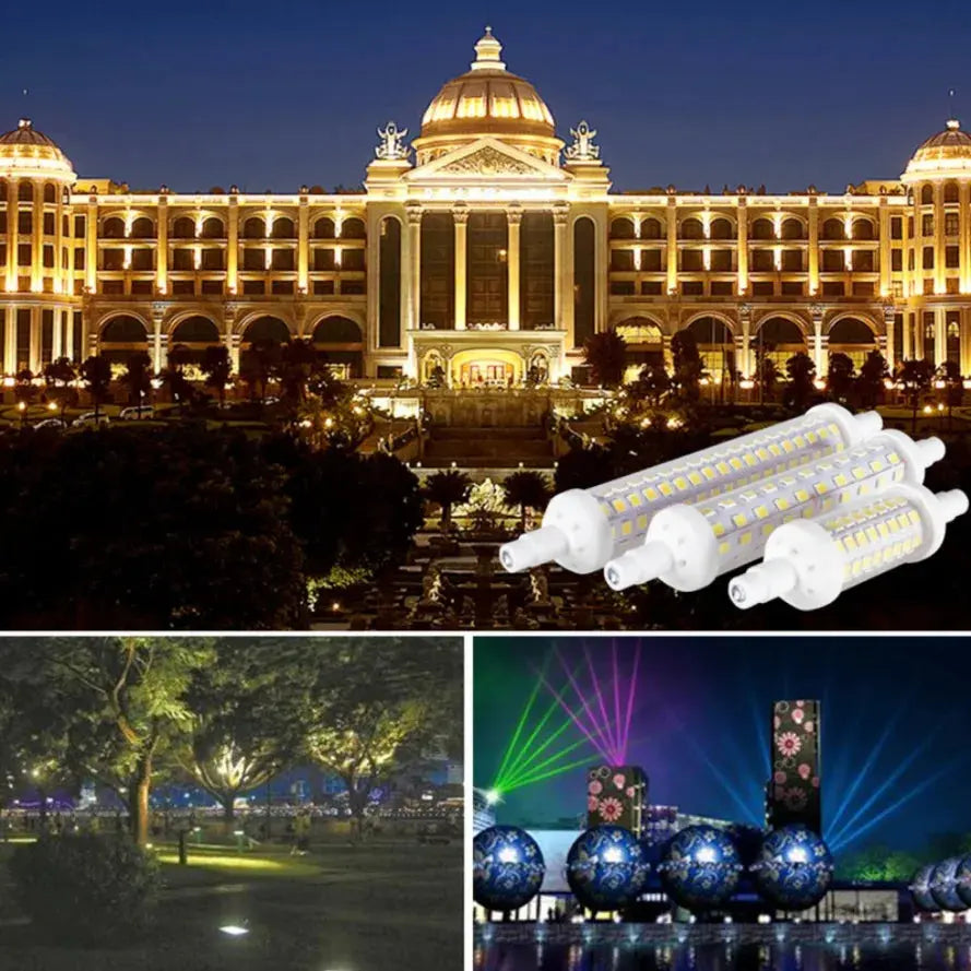 R7S LED Floodlight 9W 12W LED Lamps SMD 2835 78mm 118mm 135mm Dimmable LED Light Bulb 220V Energy Saving Replace Halogen Light The Lighting Depot