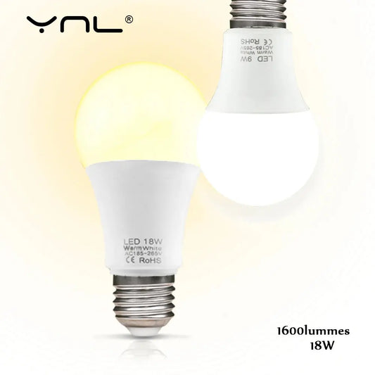 LED Bulb 3PCS Real 3W 6W 9W 12W 15W 18W  Lamps E27 Light Bulb 220V-240V Smart IC High Brightness Lampada LED Bombillas Lighting Depot