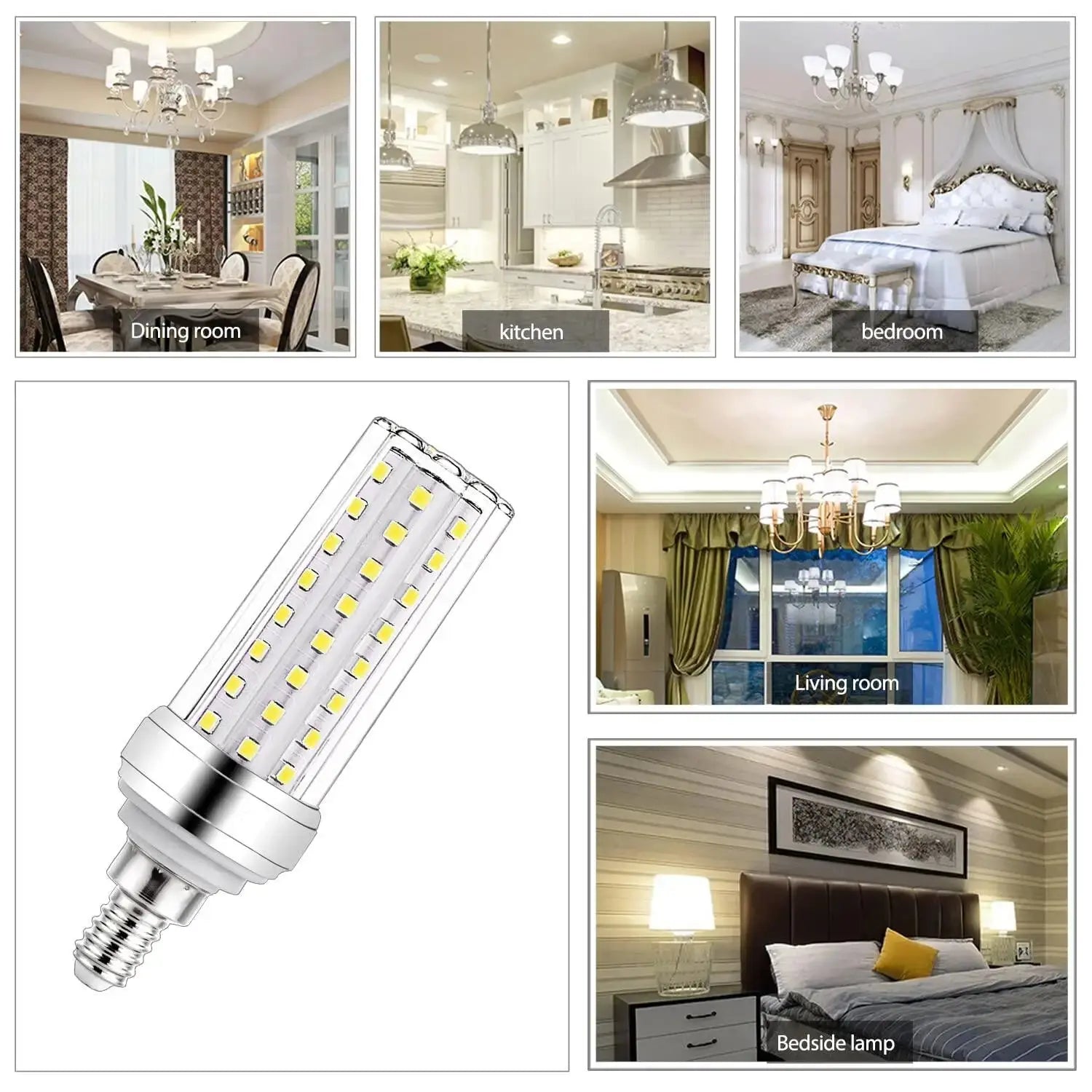 NEW 12W 16W 20W 24W 40W Super High power E14 E27 B22 LED lamp Corn Bulb AC220V 110V 85-265V  No Flicker LED light lighting Lighting Depot
