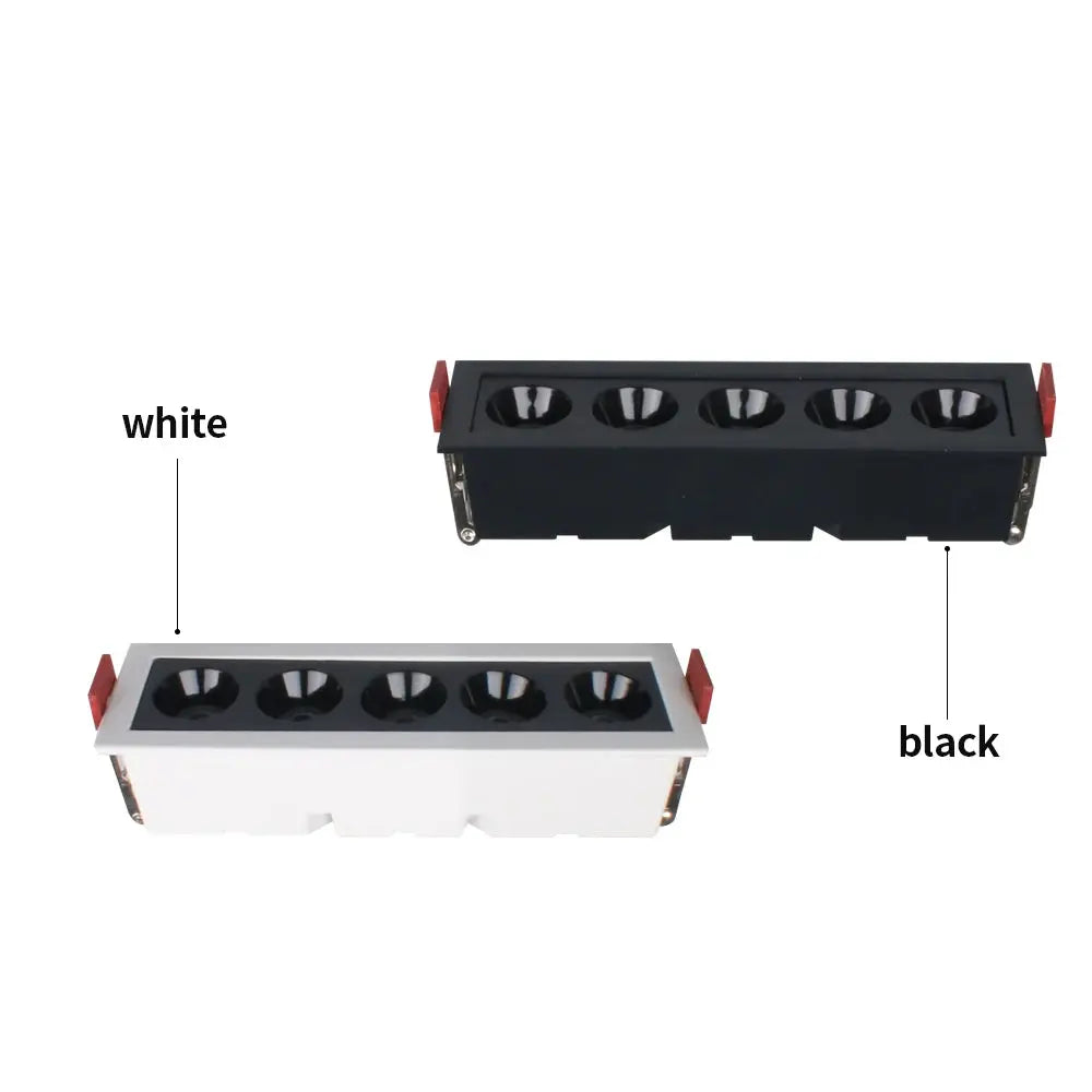 Dimmable LED Downlight 10W 20W 30W AC220V 110V Ceiling Lights Recessed Grille lamp Line Lights Indoor Lighting LED Spot lamp The Lighting Depot