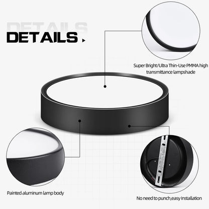 LED Spot Downlight Led Ceiling Light 10/15/25W Surface Mounted Downlights Thin Foldable Spotlight for Living Room Spots Ceiling Lighting Depot